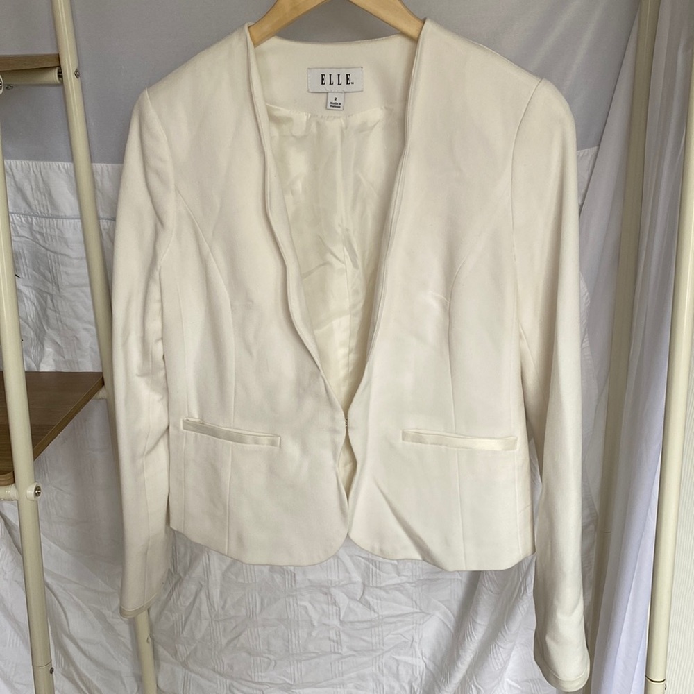 Elle Off-White Business Jacket